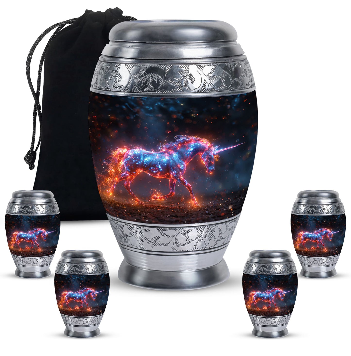 Personalized Mother Cremation Urn for Mom - 10-inch, 200 cu in - Yatskia