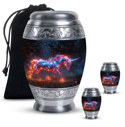Personalized Mother Cremation Urn for Mom - 10-inch, 200 cu in - Yatskia