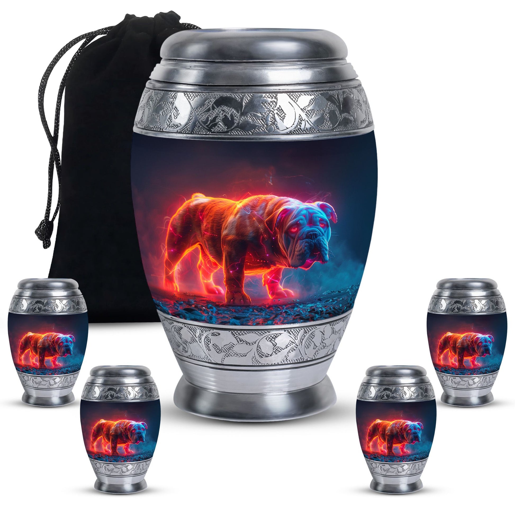 Bulldog Cremation Urns For Human Ashes - Cremation Urn For Men