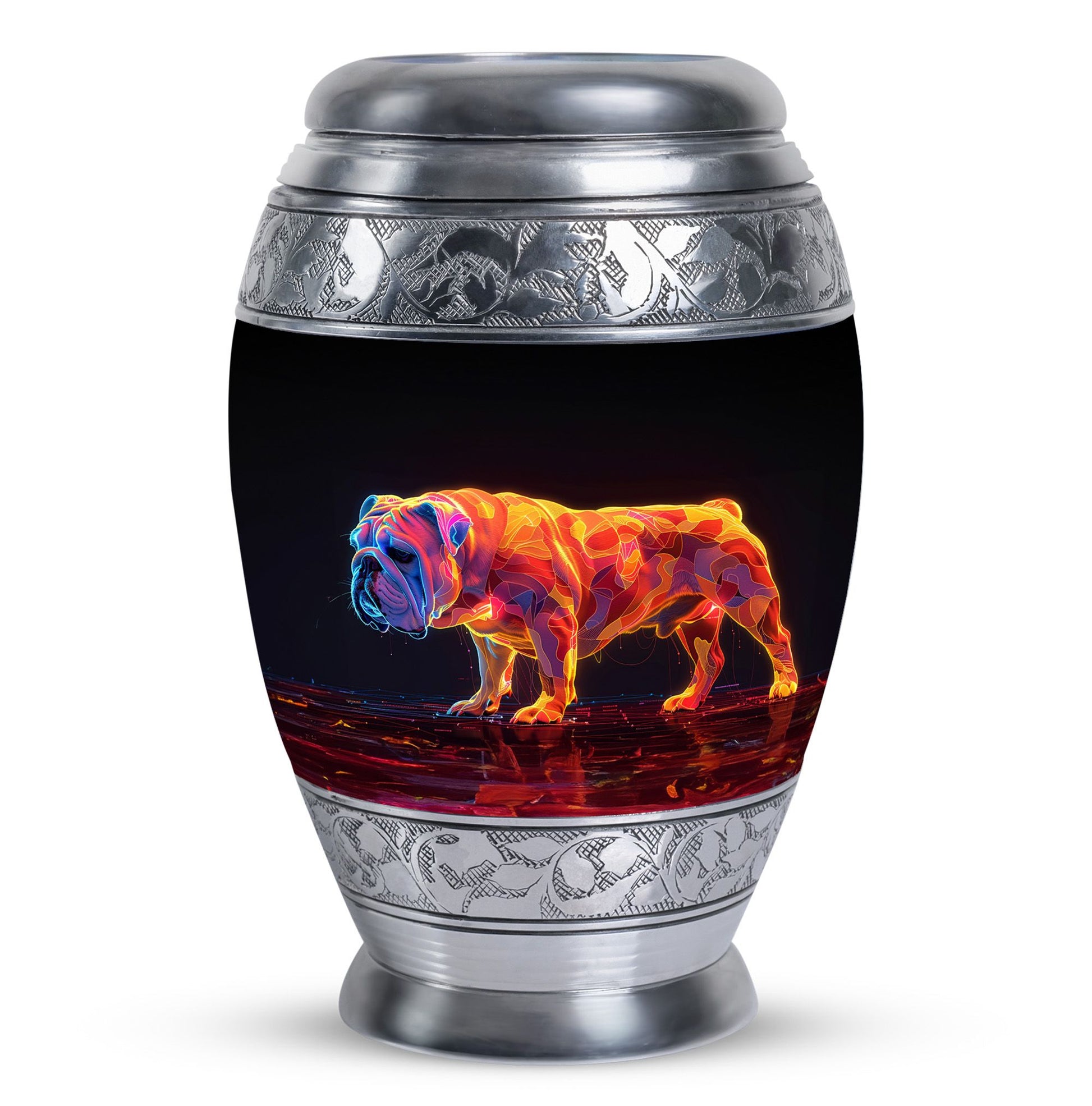 Inferno Bully Dog Cremation Urns For Human Ashes - Urn Set For Ashes