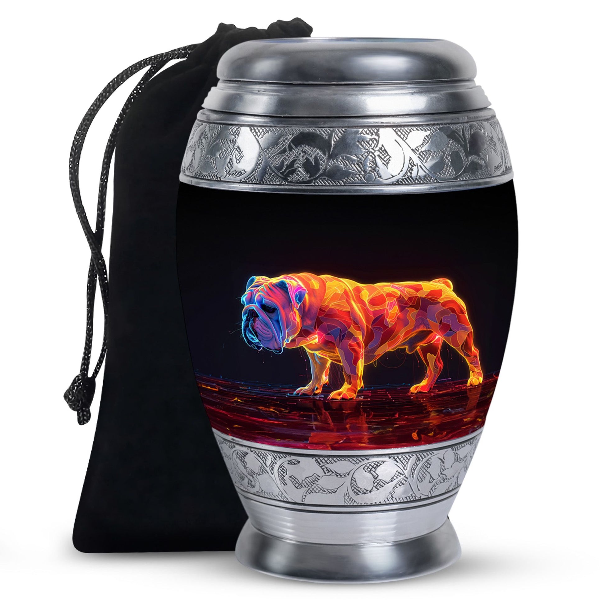 Inferno Bully Dog Cremation Urns For Human Ashes - Urn Set For Ashes