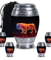 Inferno Bully Dog Cremation Urns For Human Ashes - Urn Set For Ashes