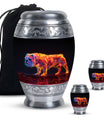 Inferno Bully Dog Cremation Urns For Human Ashes - Urn Set For Ashes