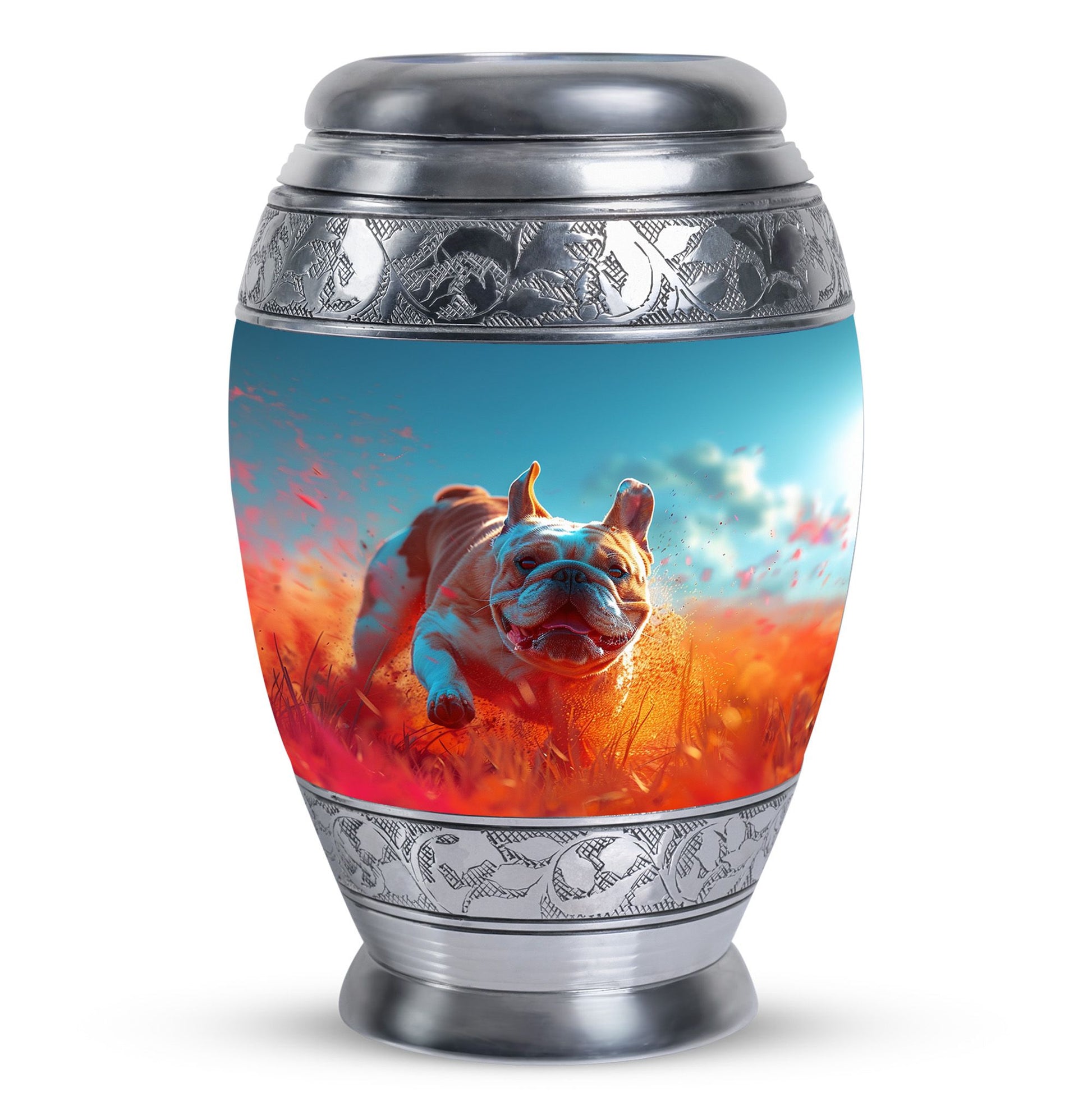 Bulldog Burial Urn - Large Pet Urns For Ashes