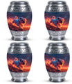 Fiery Bulldog Memorial Ashes Urn - Large Cremation Urn For Pets