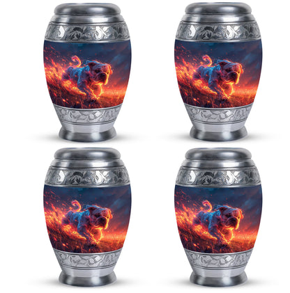 Bulldog Memorial Ashes Urn - Adorable Cremation Urn For Pets