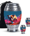 Vibrant Memorial Ashes Urn - Bulldog Funeral Cremation Urn For Pets