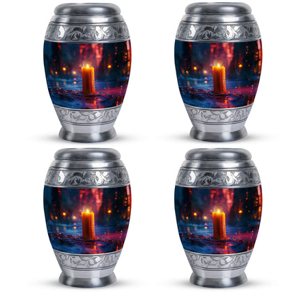 Personalized Candle Memorial Urn for Men - 10-inch, 200 cu in - Yatskia