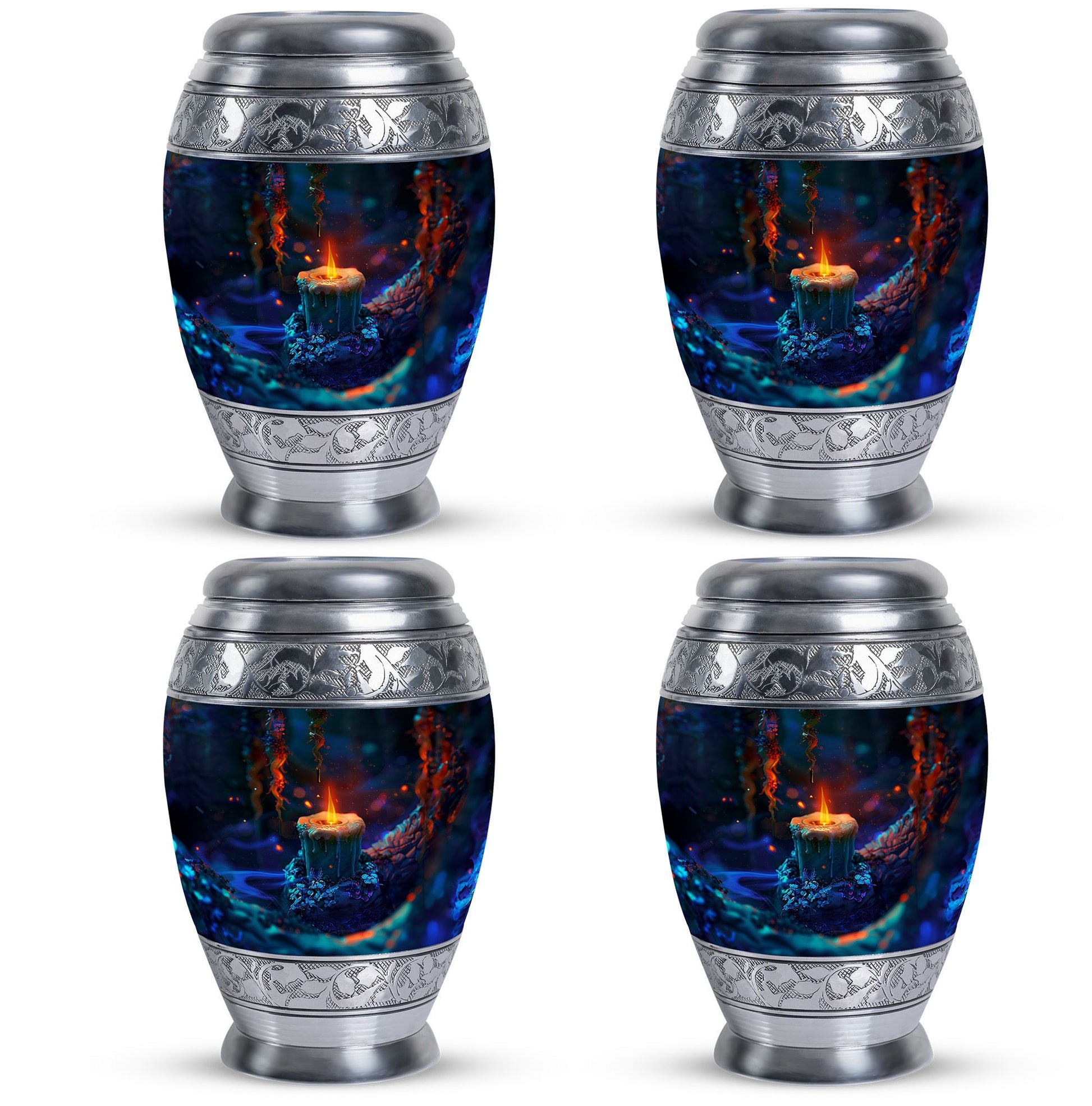 Mystic Flame Candle Urn For Women - Candle Large Urn For Human Ashes