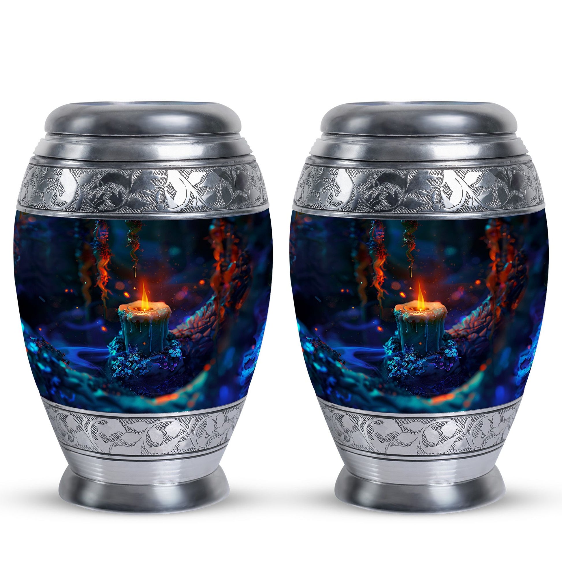 Mystic Flame Candle Urn For Women - Candle Large Urn For Human Ashes