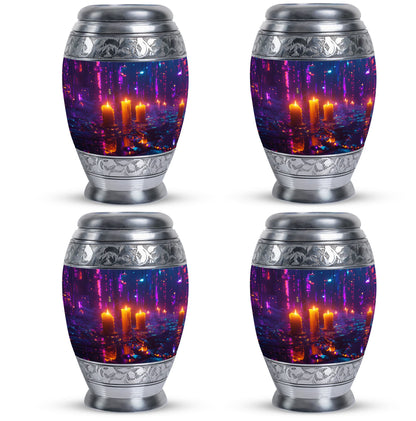 Personalized Candle Cremation Urn for Human Ashes - 10-inch, 200 cu in - Yatskia