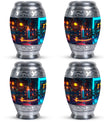 Glowing Candle Memorial Tribute Urn - Neon Urn For Male & Female