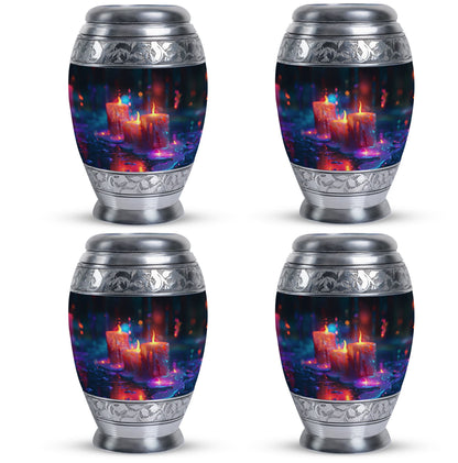 Personalized Candle Cremation Urn for Human Ashes - 10-inch, 200 cu in - Yatskia