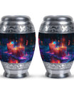 Neon Melting Candle Urn Tribute - Candle Funeral Cremation Urn For Ashes