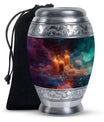 Mystic Vapor Candle Urn - Cosmic Candle Urn Large Memorial For Ashes