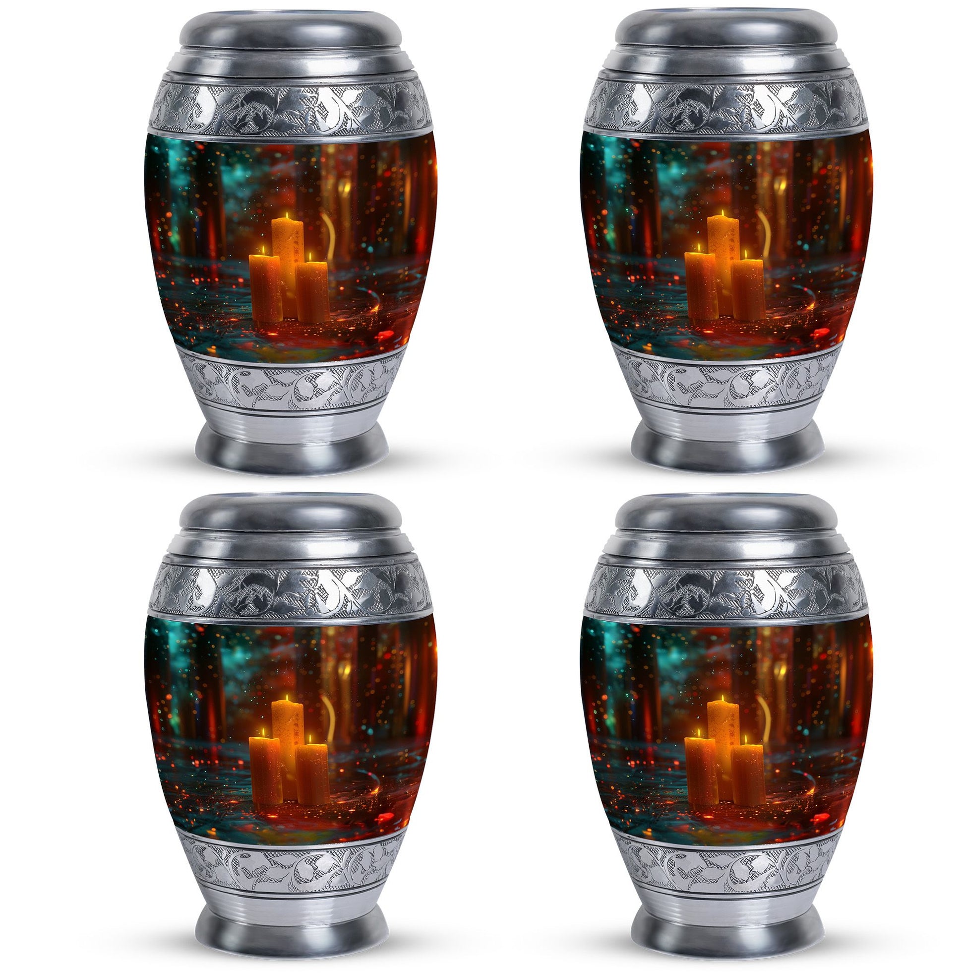 Candlelight Tribute Urn - Candle Urn Memorial for Adult Male & Female
