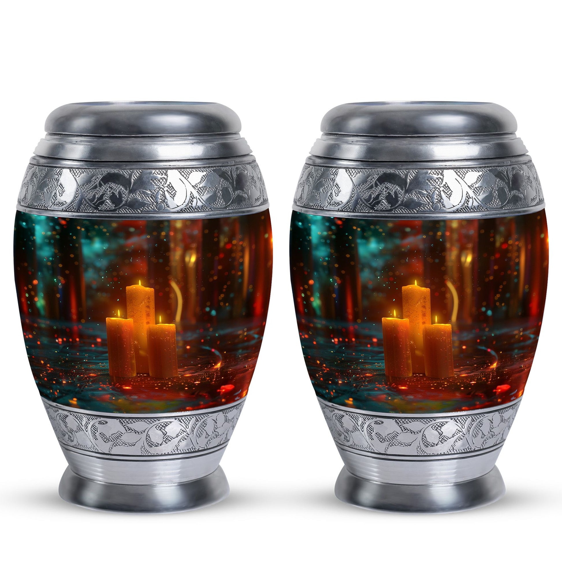 Candlelight Tribute Urn - Candle Urn Memorial for Adult Male & Female