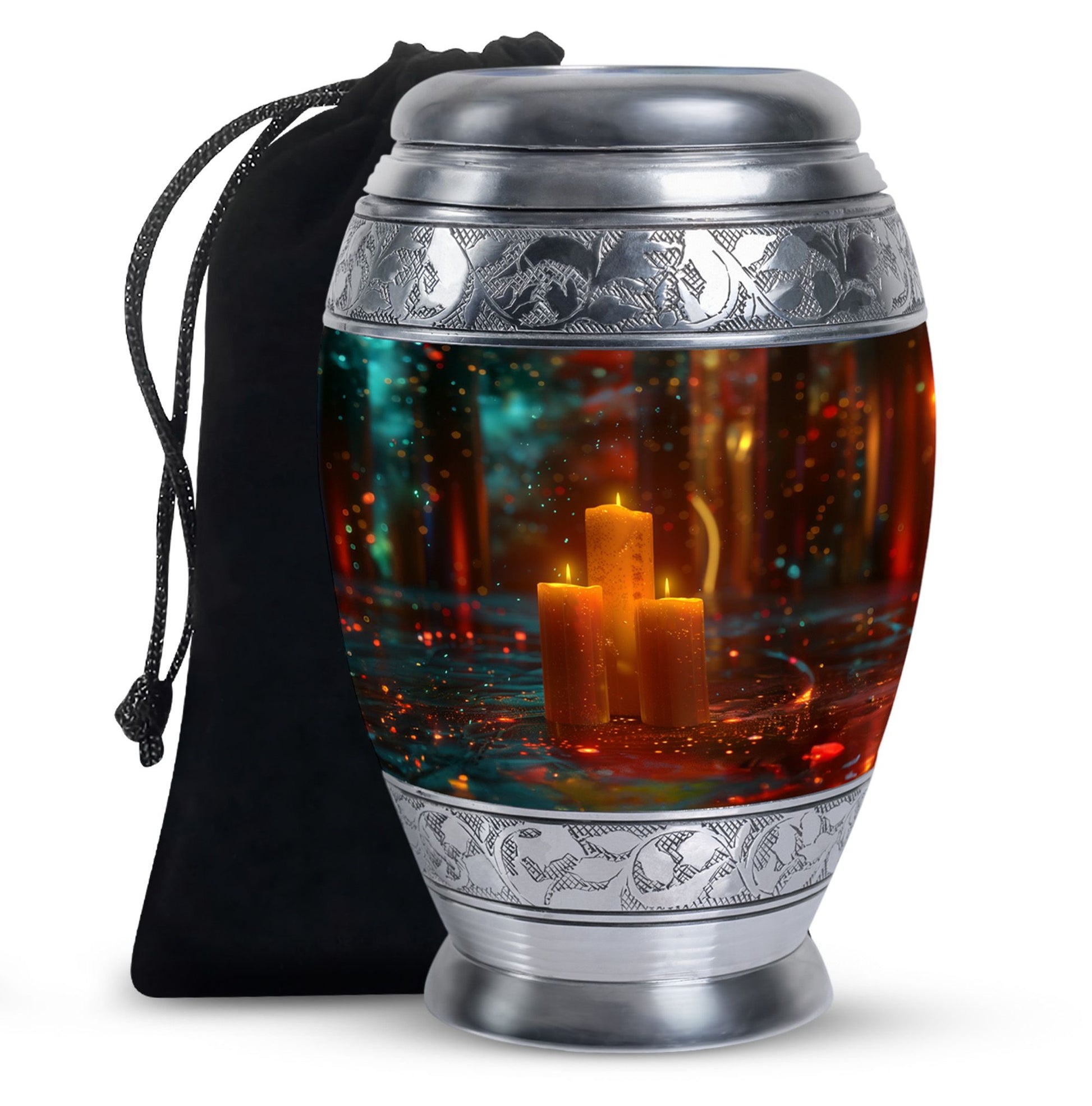Candlelight Tribute Urn - Candle Urn Memorial for Adult Male & Female