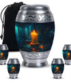 Flaming Candle Urns For Loved Ones - Magical Cremation Ashes Large Urn