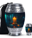 Flaming Candle Urns For Loved Ones - Magical Cremation Ashes Large Urn