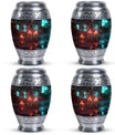 Neon Rainfall Memorial Urn - Candle Themed Cremation Urn For Ashes