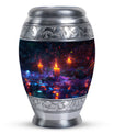 Mystically Glowing Candle Urns - Large Memorial Urns For Ashes