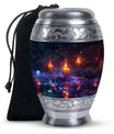Mystically Glowing Candle Urns - Large Memorial Urns For Ashes