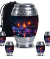 Mystically Glowing Candle Urns - Large Memorial Urns For Ashes