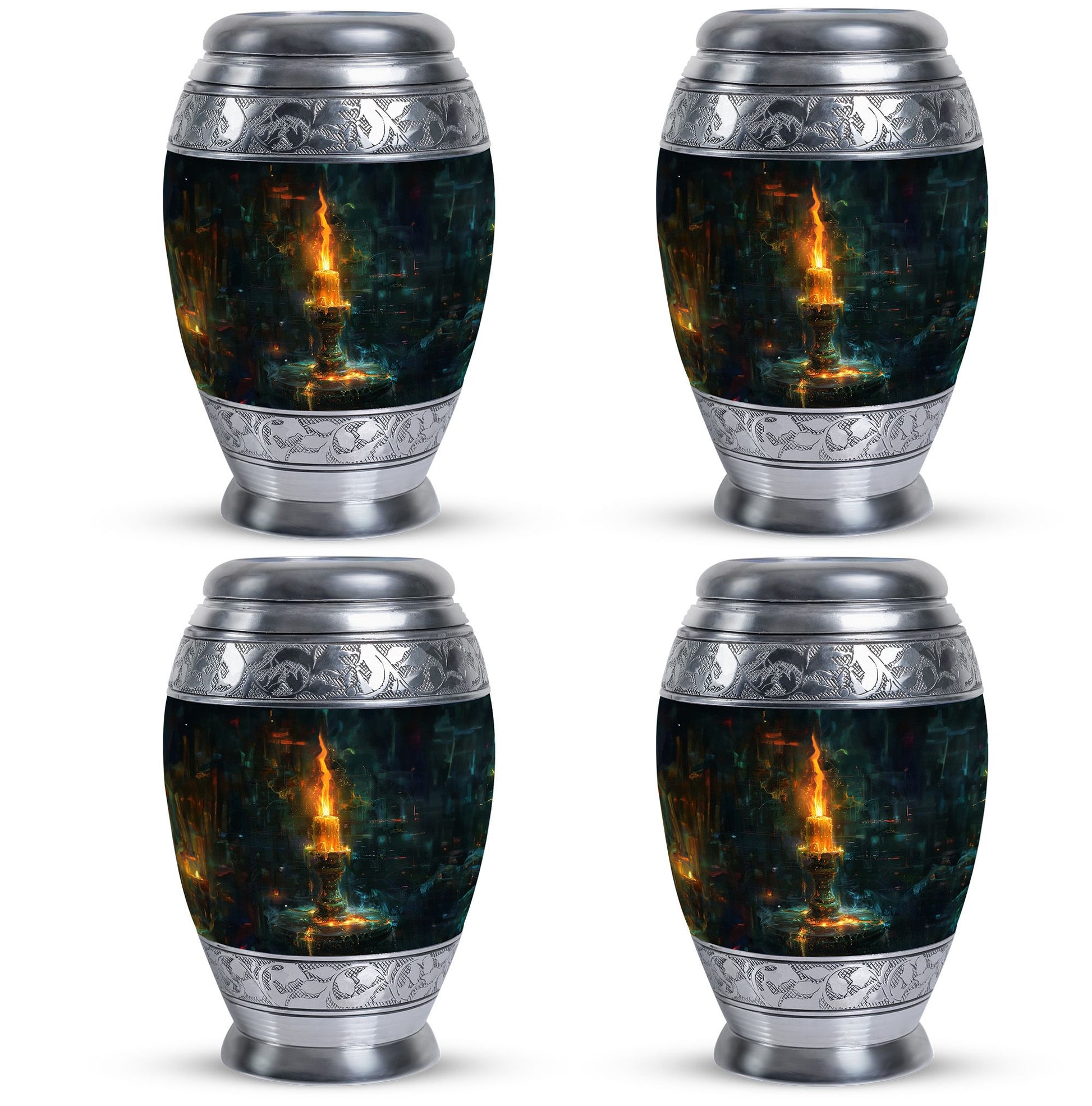 Mystical Candle Urn For Tribute - Candle Cremation Ashes Keepsake