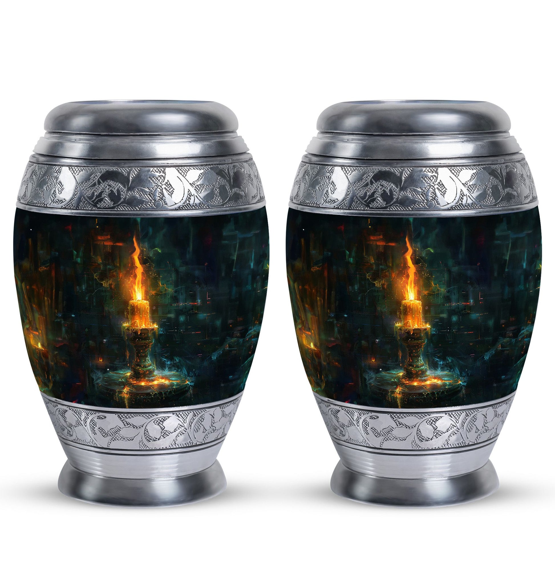 Mystical Candle Urn For Tribute - Candle Cremation Ashes Keepsake