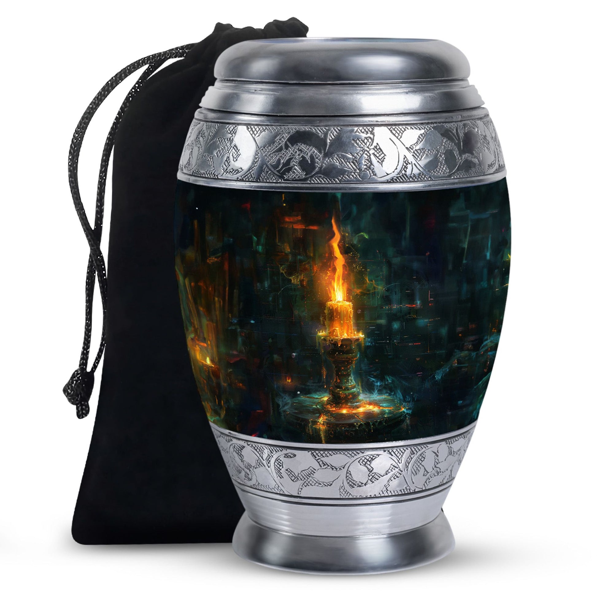 Mystical Candle Urn For Tribute - Candle Cremation Ashes Keepsake