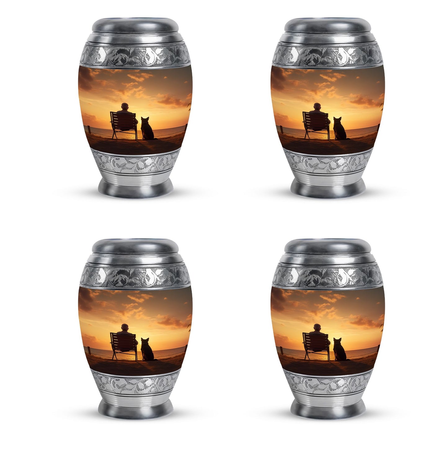 Personalized Pet Cremation Urn for Pet Ashes - 10-inch, 200 cu in - Yatskia