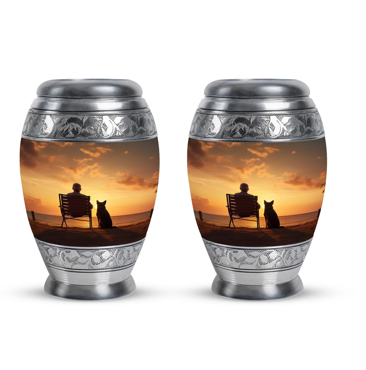Personalized Pet Cremation Urn for Pet Ashes - 10-inch, 200 cu in - Yatskia