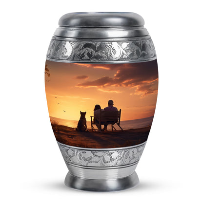 Personalized Pet Keepsake Urn for Pet Ashes - 10-inch, 200 cu in - Yatskia