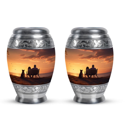 Personalized Pet Keepsake Urn for Pet Ashes - 10-inch, 200 cu in - Yatskia