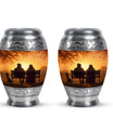 Old Couple On A Bench - Couple Urn For Memorial Ashes Cremation