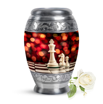 White Personalized Bird Cremation Urn for Human Ashes - 10-inch, 200 cu in - Yatskia