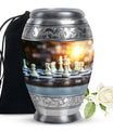 Chess Urn For Ashes For Women Memorial, Funeral Cremation Urn