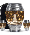 Chess Urns For Human Ashes Medium Size Memorial, Funeral Shape Urn