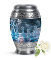 Chess Urn For Human Ashes Women Large Memorial, Funeral Urn For Ashes