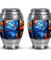 Stained Glass Mini Urns For Human Ashes Memorial, Funeral Cremation Urn