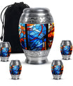 Stained Glass Mini Urns For Human Ashes Memorial, Funeral Cremation Urn