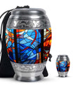 Stained Glass Mini Urns For Human Ashes Memorial, Funeral Cremation Urn