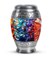 Stained Glass Urn For Ashes Memorial, Funeral Cremation Urn For Ashes