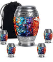 Stained Glass Urn For Ashes Memorial, Funeral Cremation Urn For Ashes