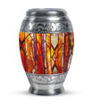 Stained Glass Ashes Keepsake Memorial, Funeral Cremation Urn