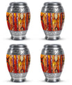 Stained Glass Ashes Keepsake Memorial, Funeral Cremation Urn
