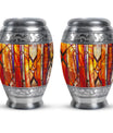Stained Glass Ashes Keepsake Memorial, Funeral Cremation Urn