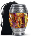 Stained Glass Cremation Urns Memorial, Funeral Shape Urn