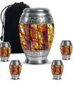 Stained Glass Cremation Urns Memorial, Funeral Shape Urn